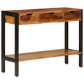 Solid Sheesham Wood Sideboard with 3 Drawers P667