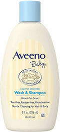 Baby Wash & Shampoo Oat Extract 8 Oz 4-Pack Q361