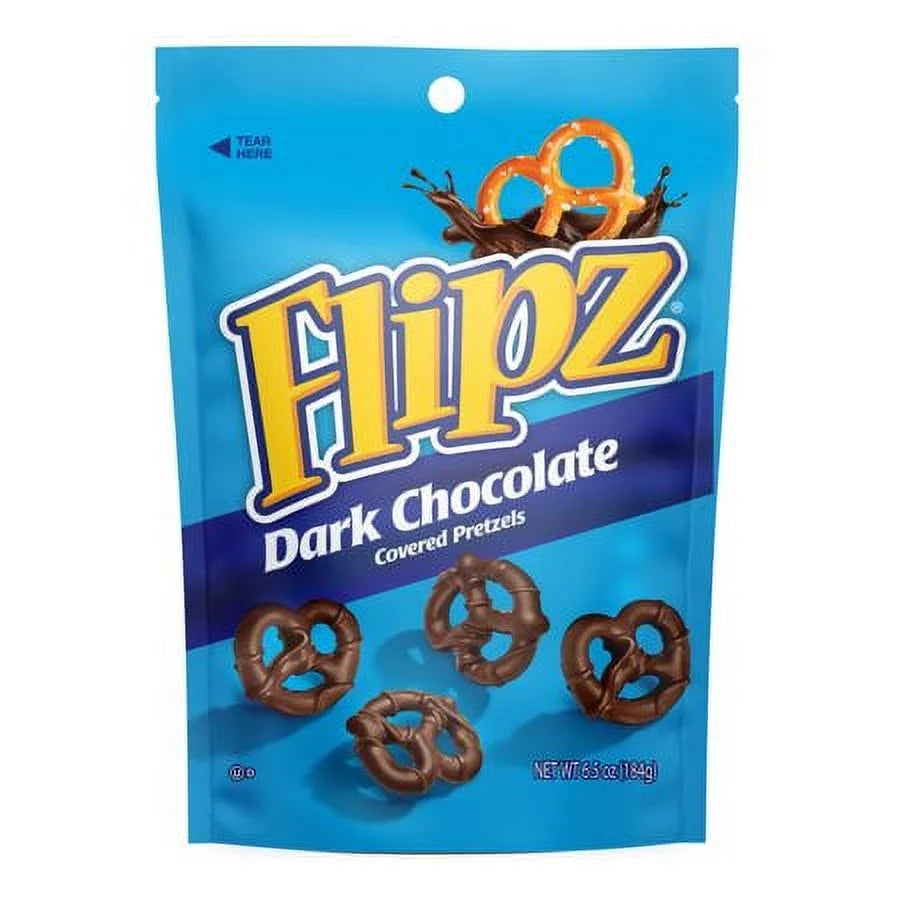 Dark Chocolate Covered Pretzels 6.5 Oz Pack of 32 D76382