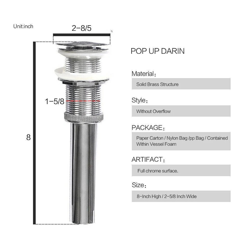 Tempered Glass Vessel Sink and Faucet Combo G345367