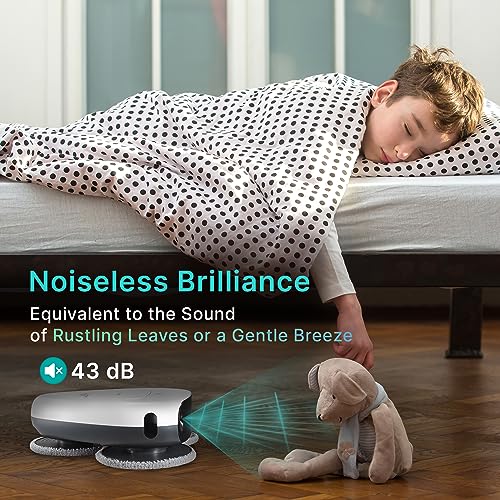 Ultra Quiet Robot Mop with Remote Control G81155