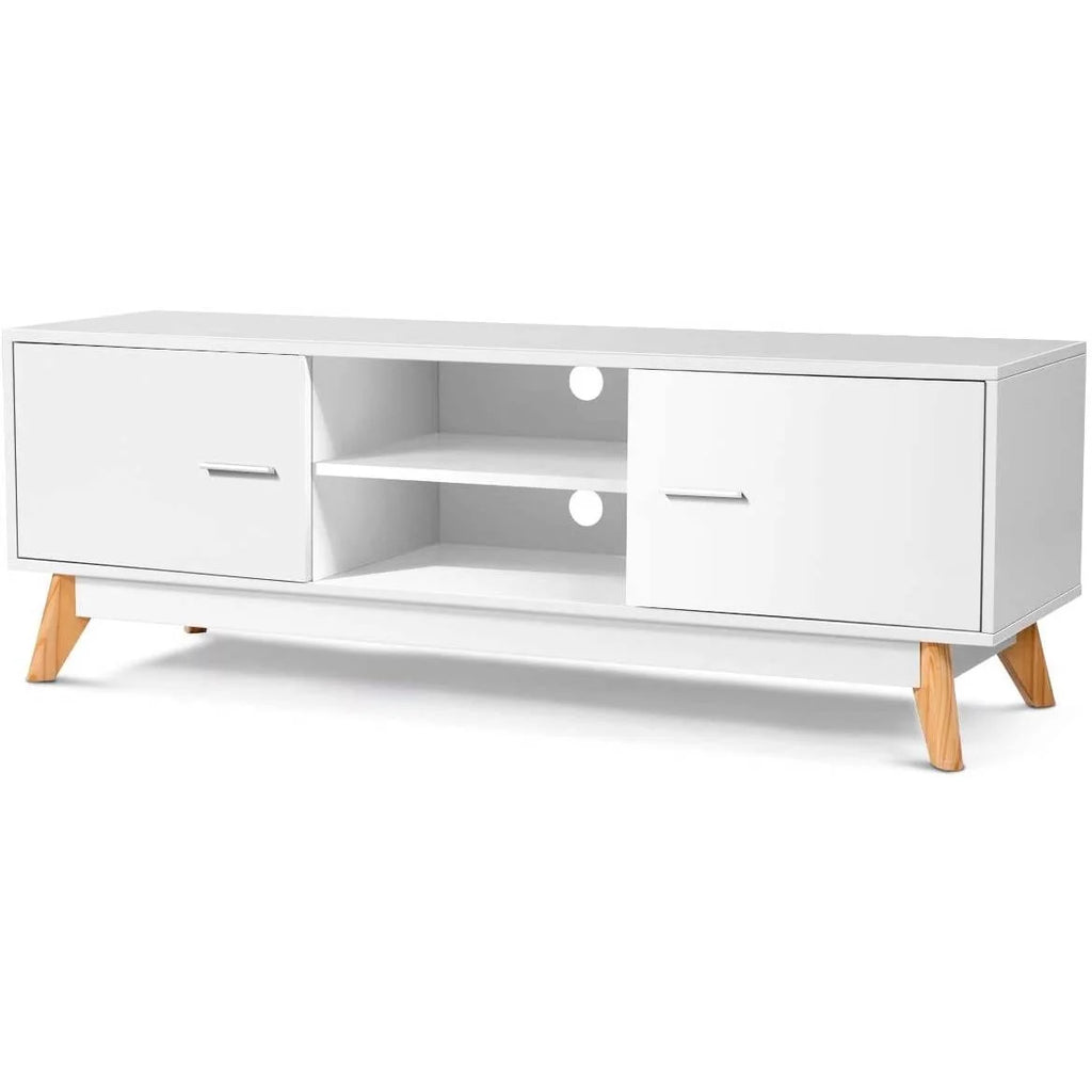 Modern 55-inch Solid Wood TV Stand J57287