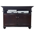 Yellow TV Stand with Fixed Half Shelf O501