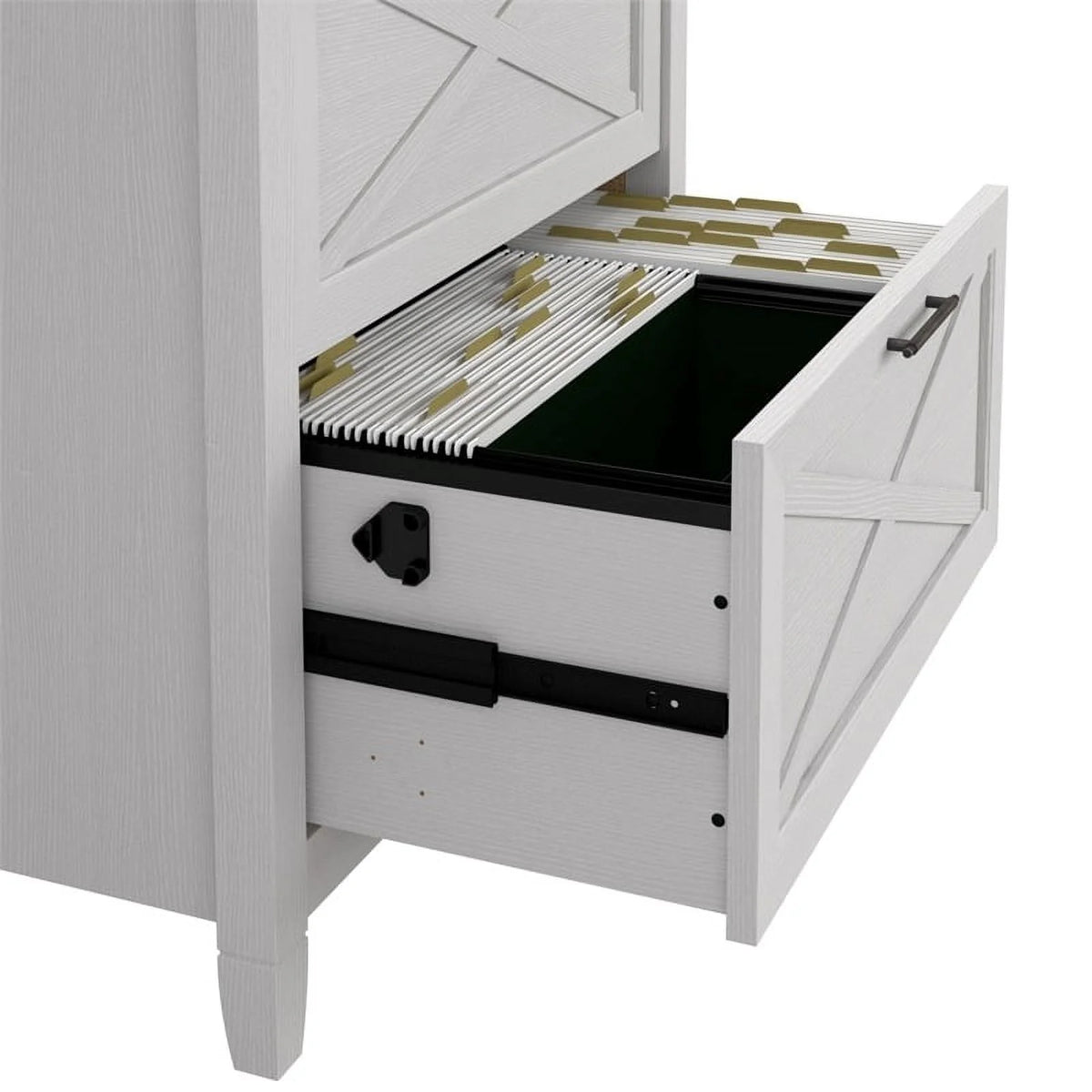 Oak 2 Drawer Wood File Cabinet E706463
