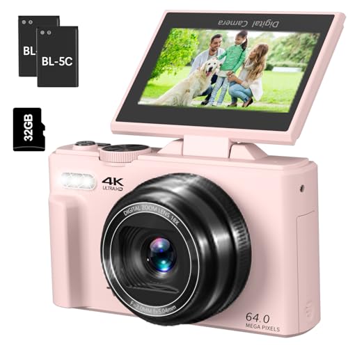 4K 64MP Digital Camera with 18X Digital Zoom K1716