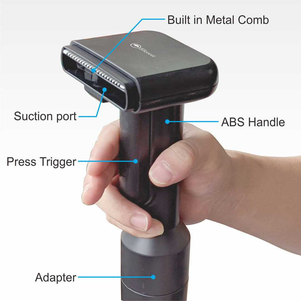 Pet Hair Grooming Brush Comb Shedding Vacuum Attachment Tool J1021
