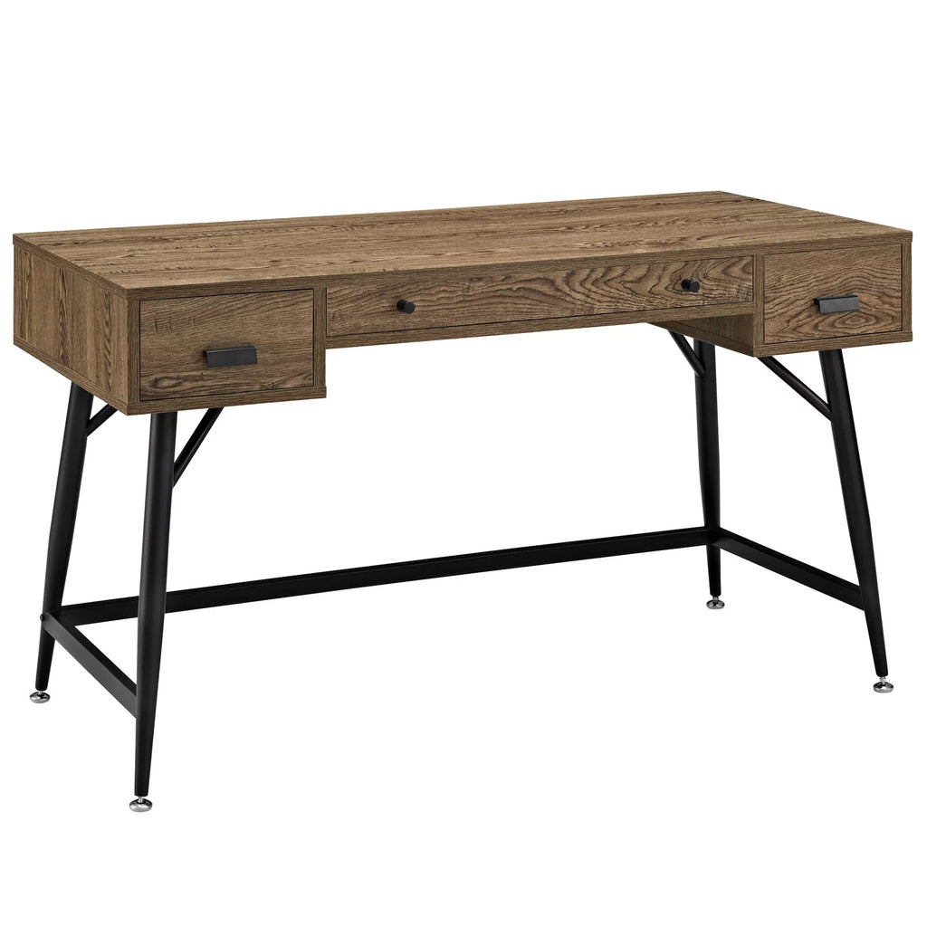 Walnut Office Desk L39064
