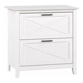Oak 2 Drawer Wood File Cabinet E706463