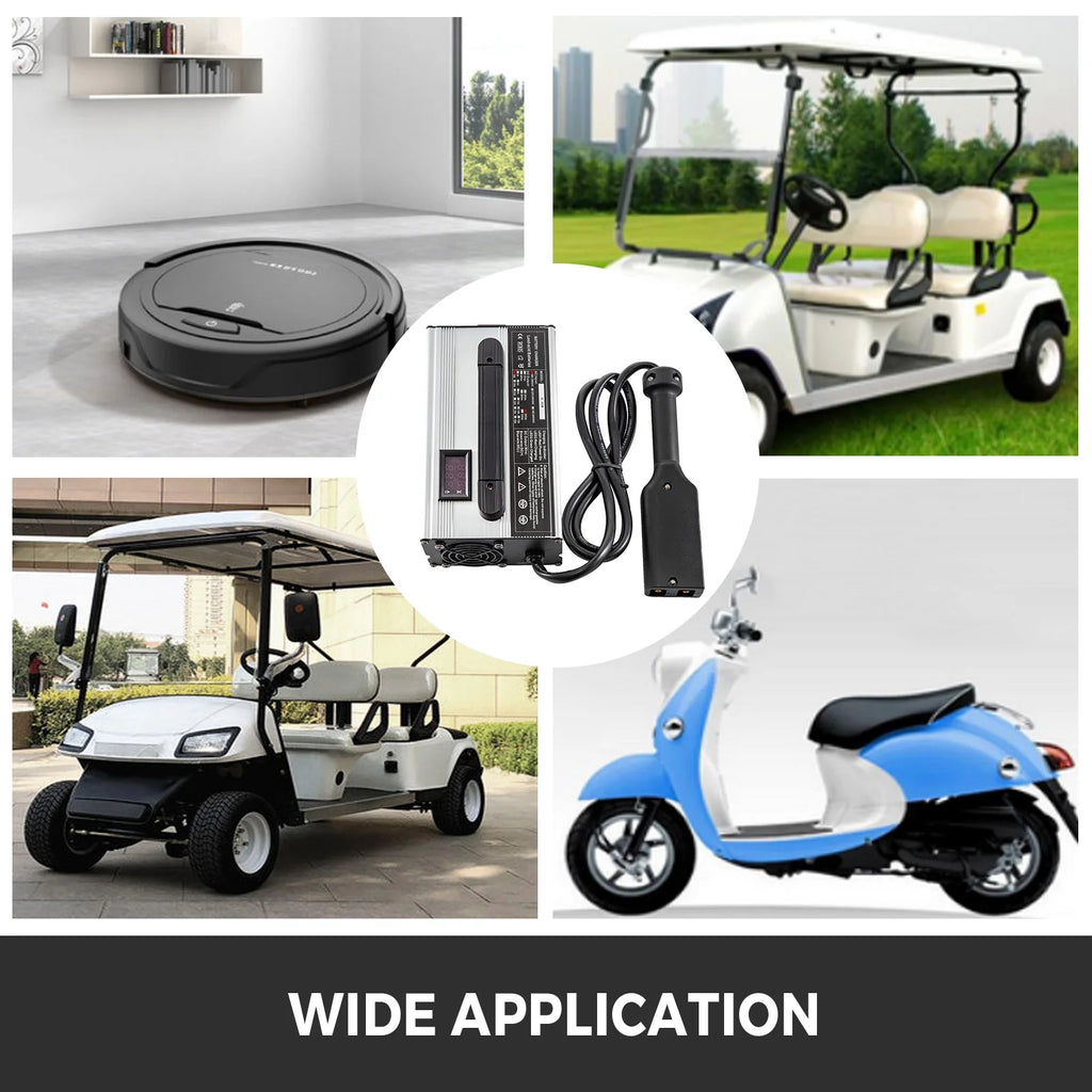36V 18A Golf Cart Battery Charger with LED Indicator Lights D1878