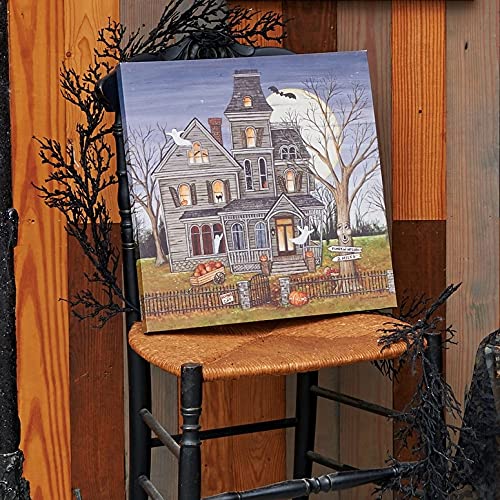 15.75" x 15.75" Light-Up Led Halloween Hanging Wall Art Tapestry C961
