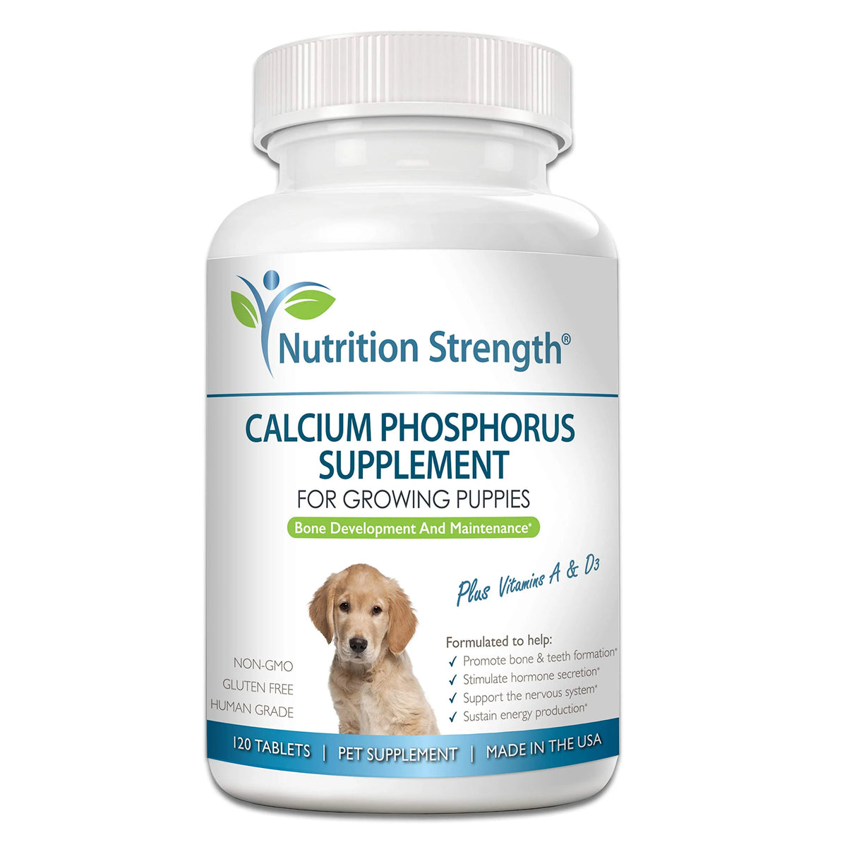 Calcium Phosphorus Dog Supplement 120 Chewable Tablets I17979