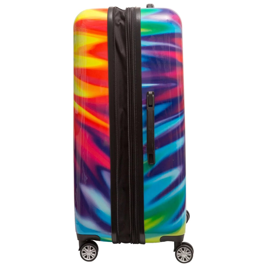 Tie-dye 28 Inch Expandable Spinner Rolling Luggage ABS Hard Case C209
