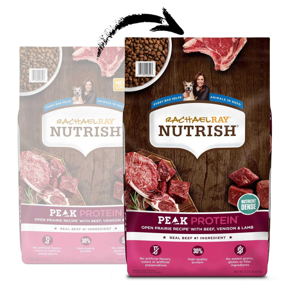 Natural Dry Dog Food with Beef V240