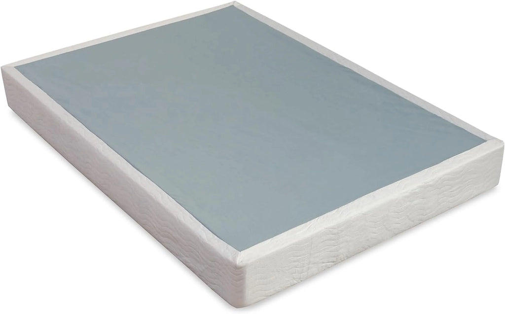 4.5-Inch White Wood Box Spring for Full Mattress V55019