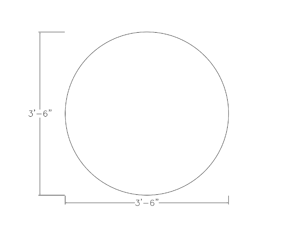Round Office Table with Pedestal Base P8515