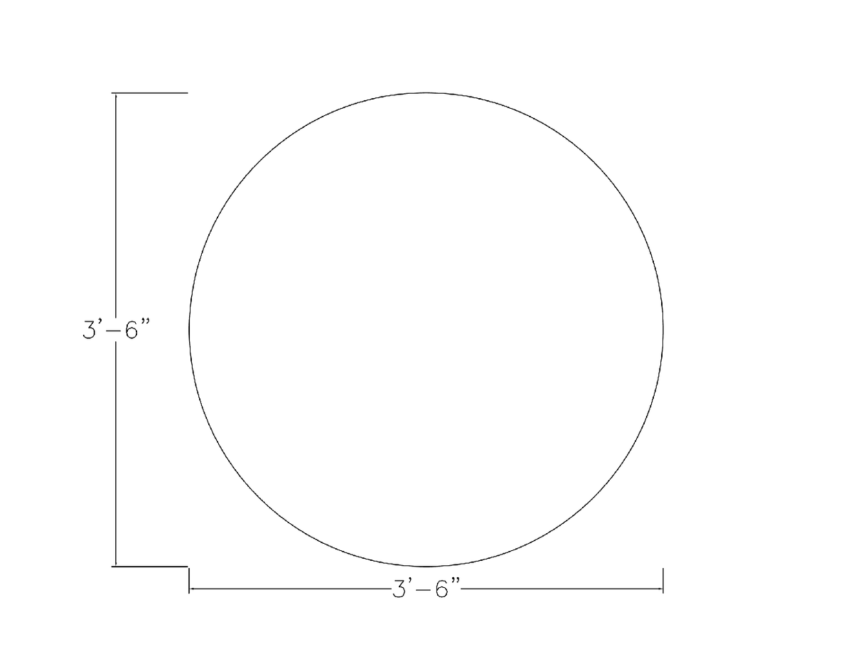 Round Office Table with Pedestal Base P8515