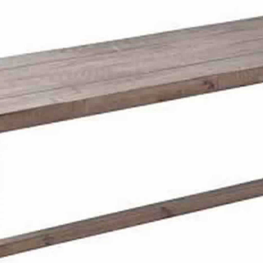 Brown Wooden Dining Bench E26316