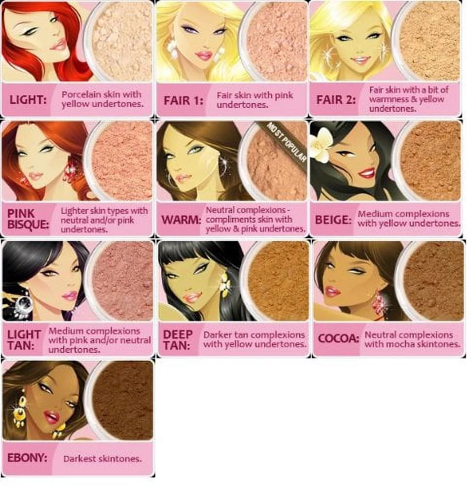 5pc Mineral Makeup Kit V878