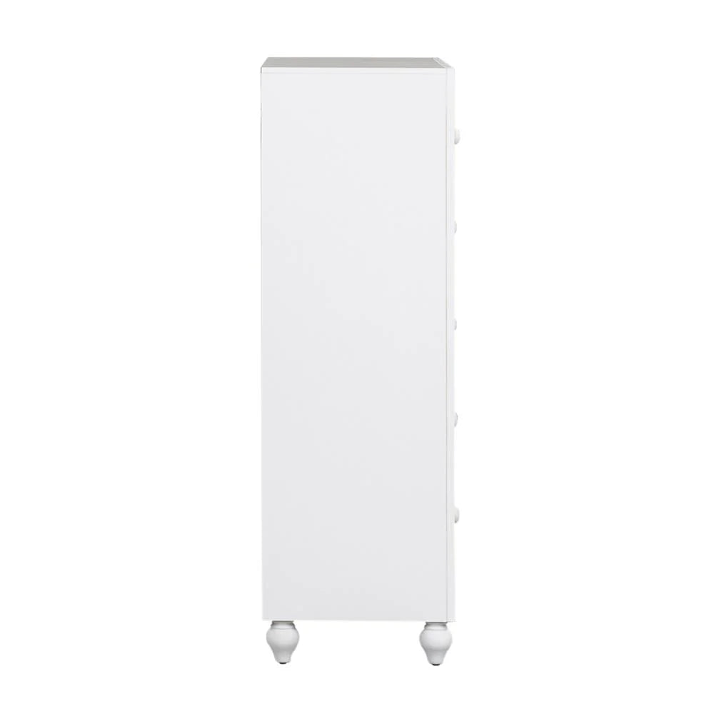 White 5 Drawer Chest O6281