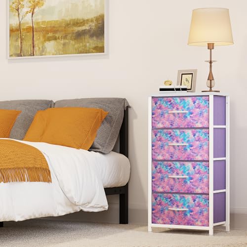Black 8 Drawer Dresser with Fabric Bins C866646