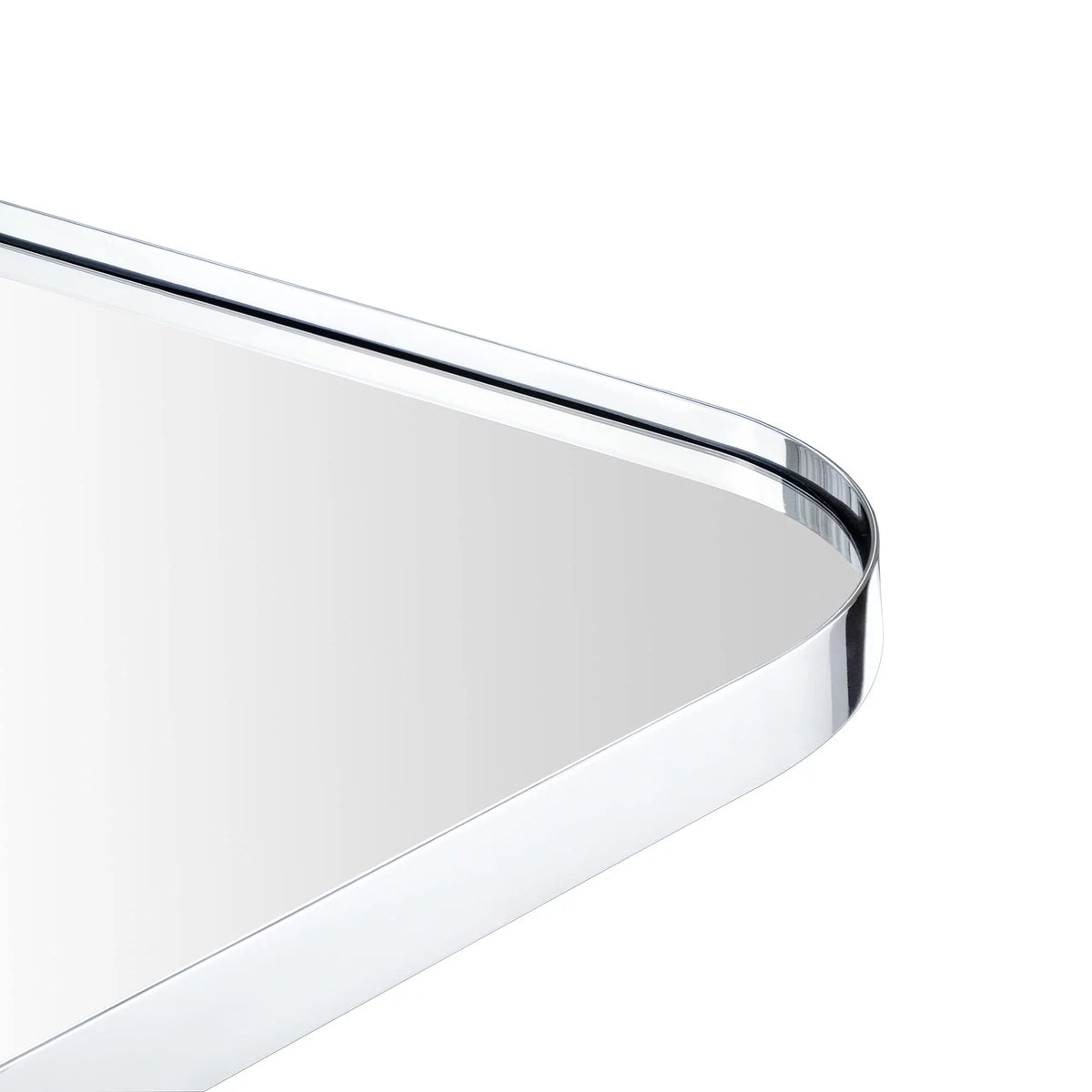Chrome Arched Recessed Medicine Cabinet with Mirror 16x28.3'' A17789