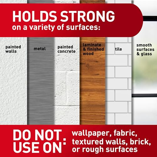 Large Refill Adhesive Strips, Damage Free Hanging, 20 White Strips V6842