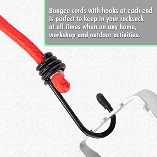 32 Piece Bungee Cords Assortment with Hooks R377647