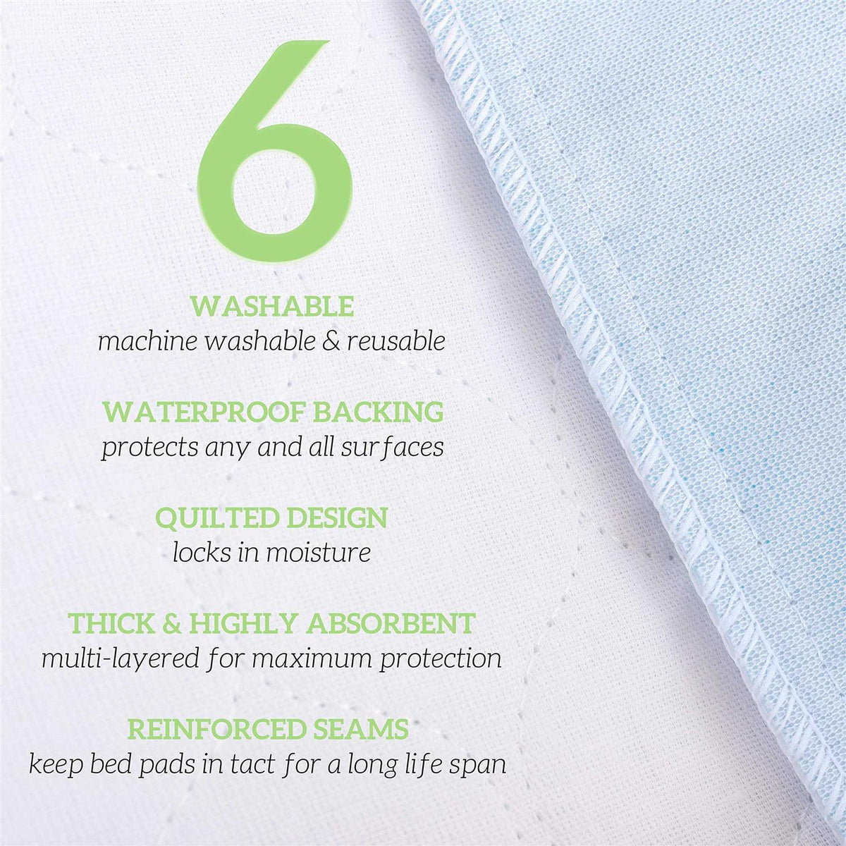 Washable Underpads Large Bed Pads L7602