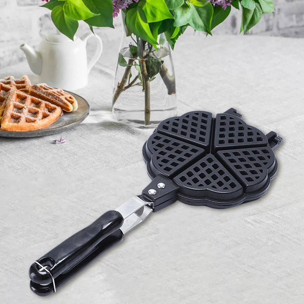 Waffle Maker Pan Portable Bakeware L232