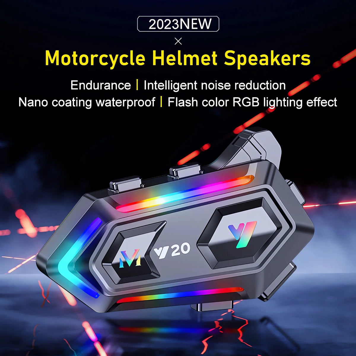 Motorcycle Helmet Headset Wireless Bluetooth 5.3 N884