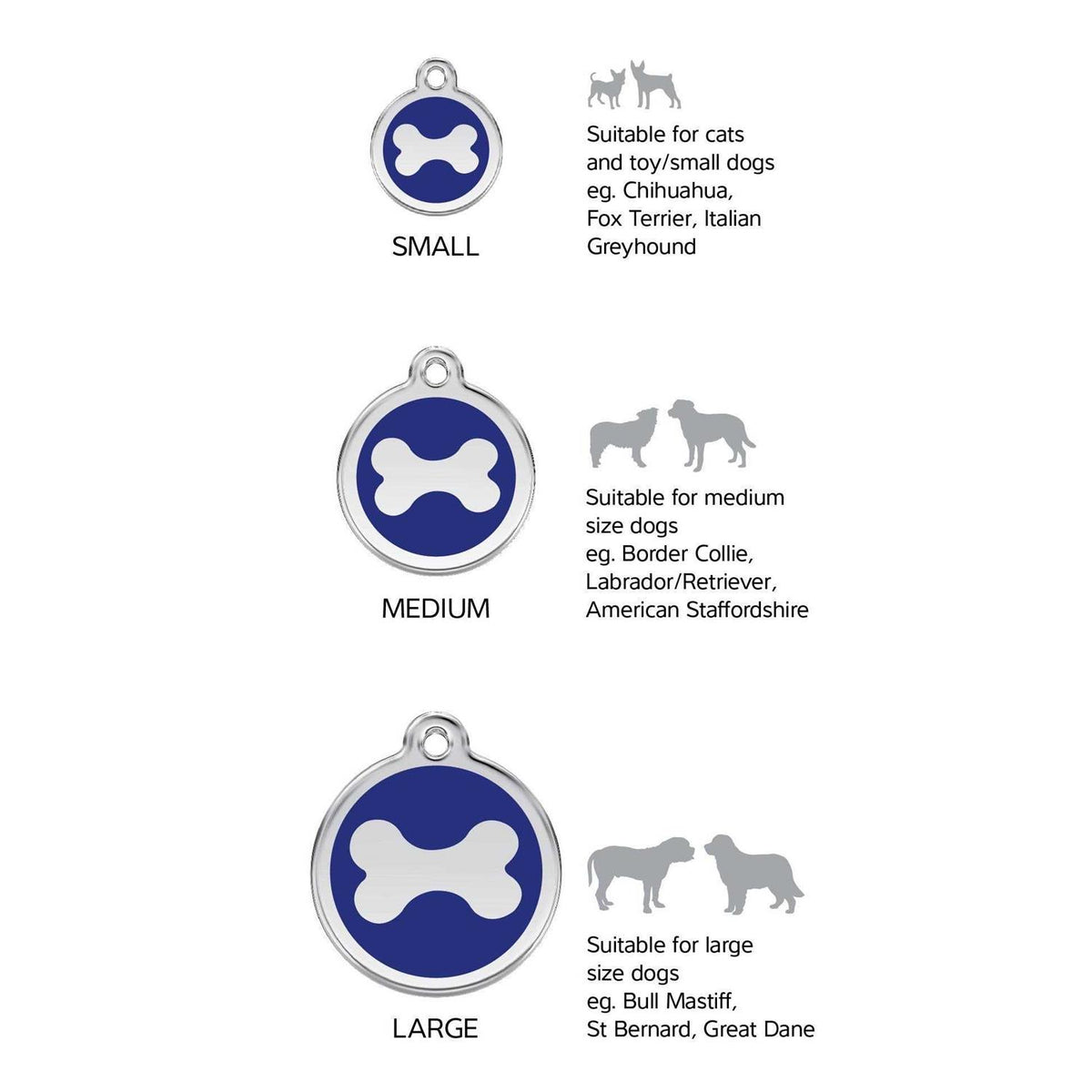 Enamel Pet ID Tag Heart W414705