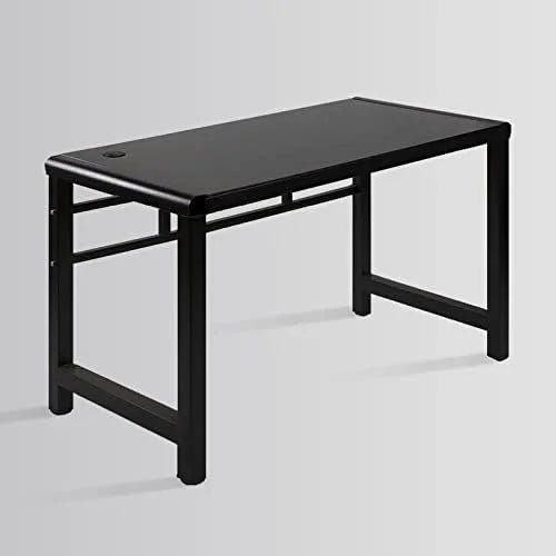 Black Tempered Glass Top Writing Desk S440