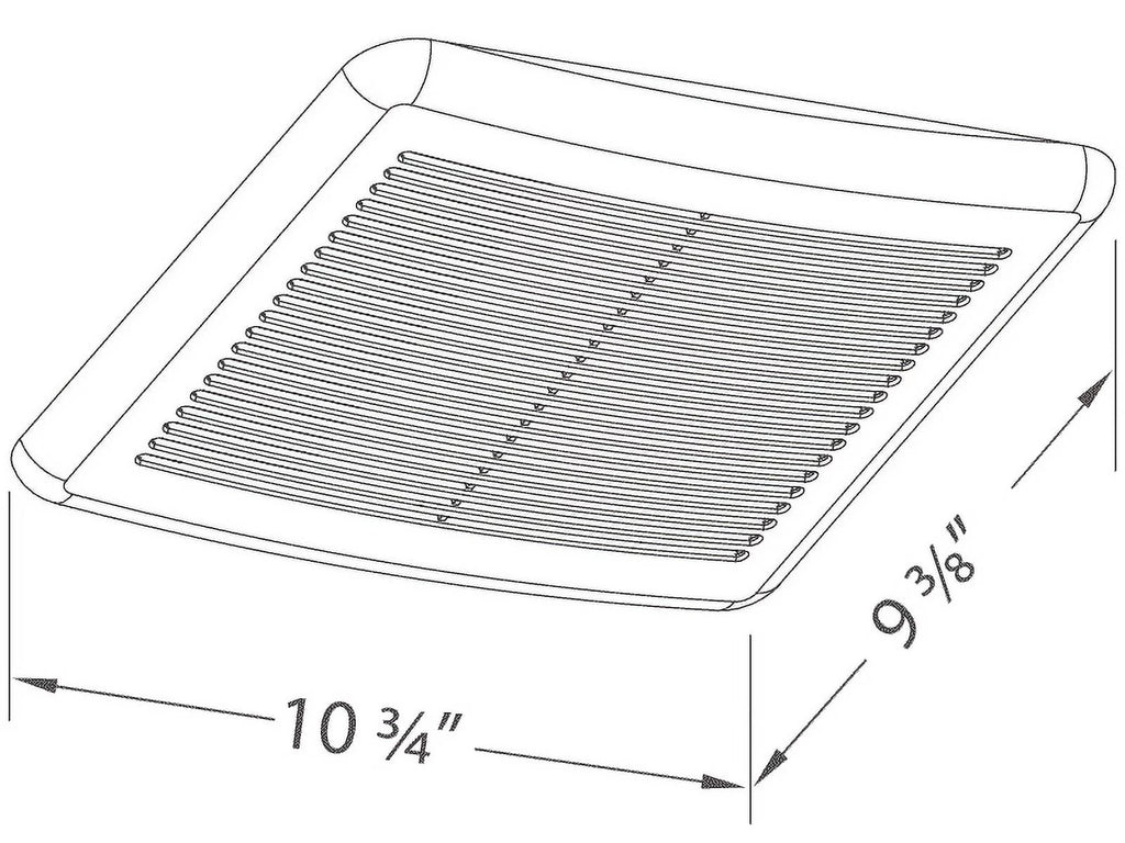 80 CFM Single Speed Exhaust Bath Fan K6309