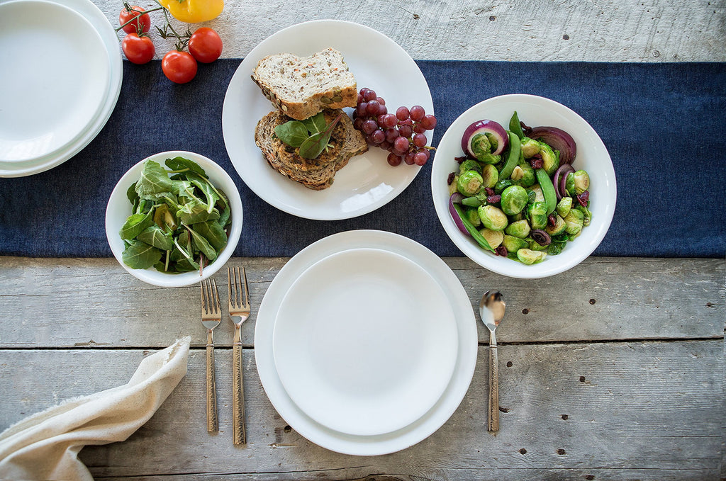 18-Piece Glass Dinnerware Set S349275