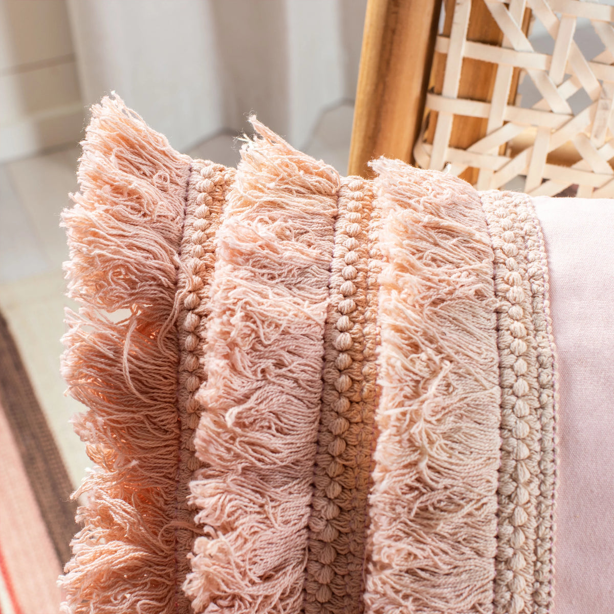 Pink Plush Pillow V114509