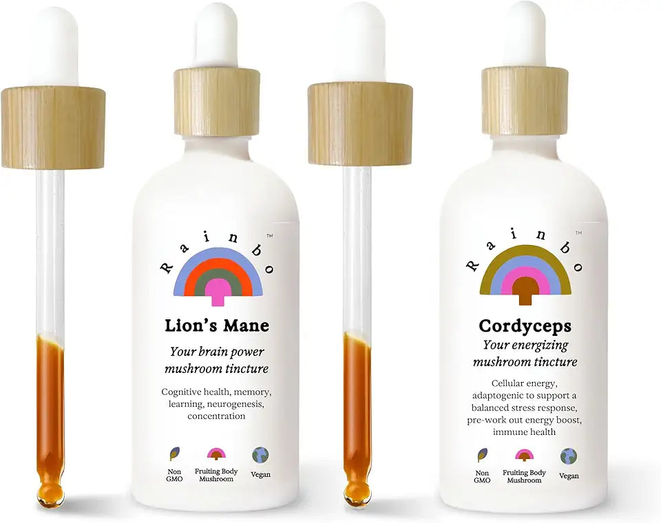 Lion's Mane and Cordyceps Mushroom Tincture Bundle M409