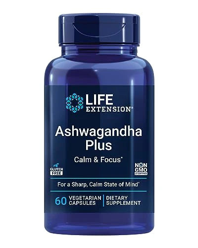 Ashwagandha Extract Spearmint Extract 60 Vegetarian Capsules T309