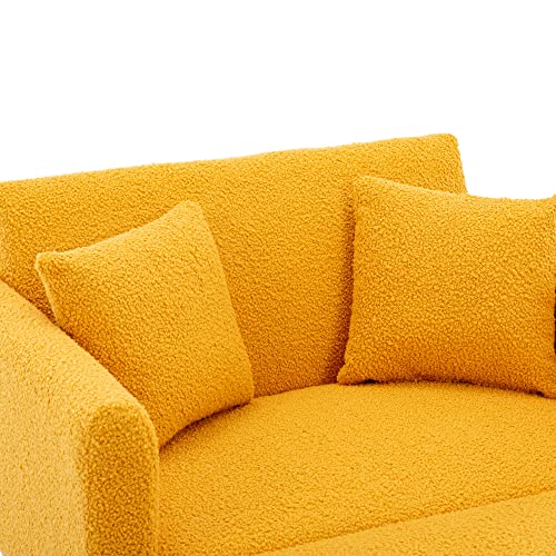 Velvet Pink Tufted Upholstered Accent Chair with Ottoman V340