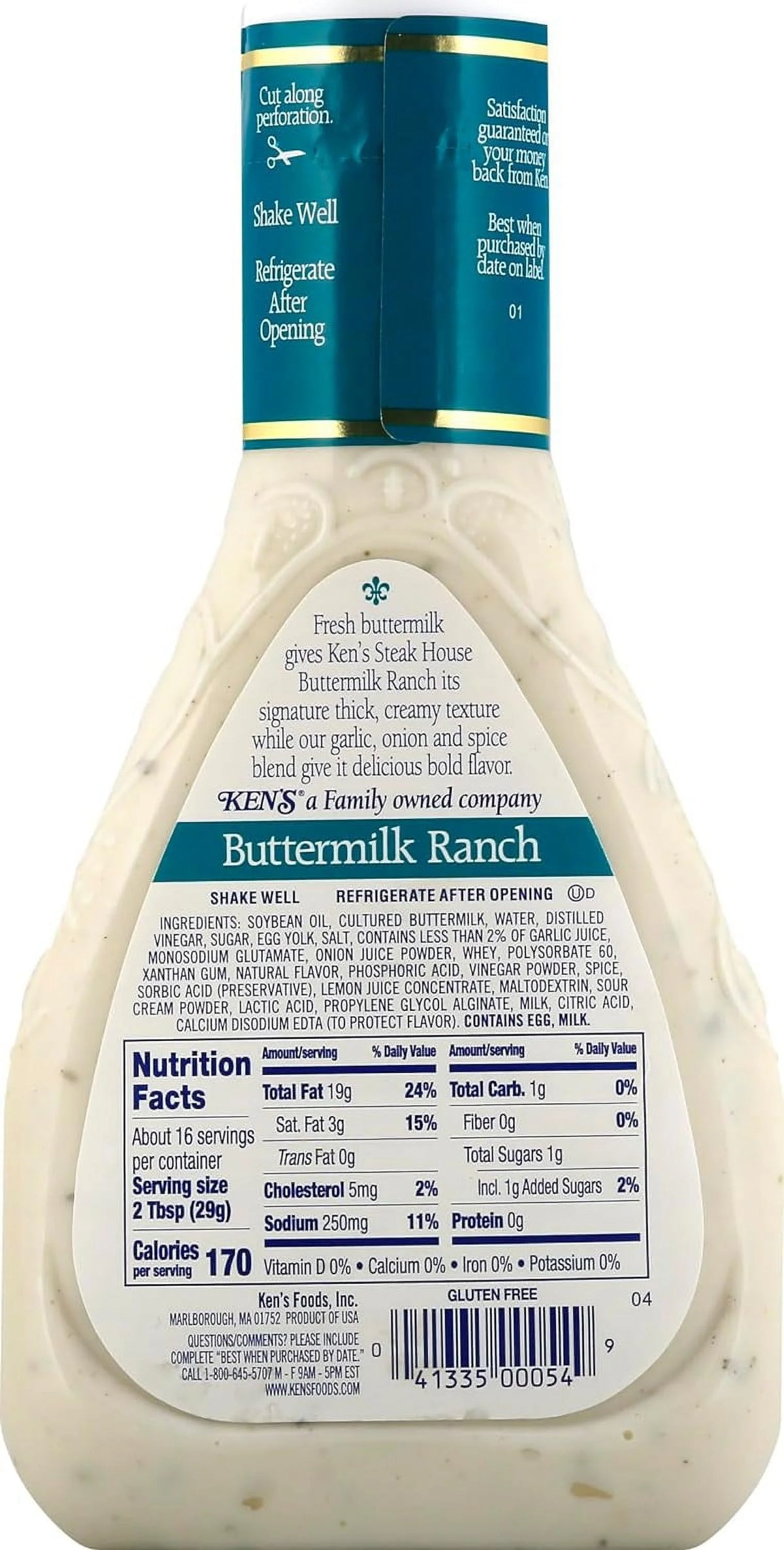 Buttermilk Ranch Dressing 16 Oz Pack Of 3 D759244