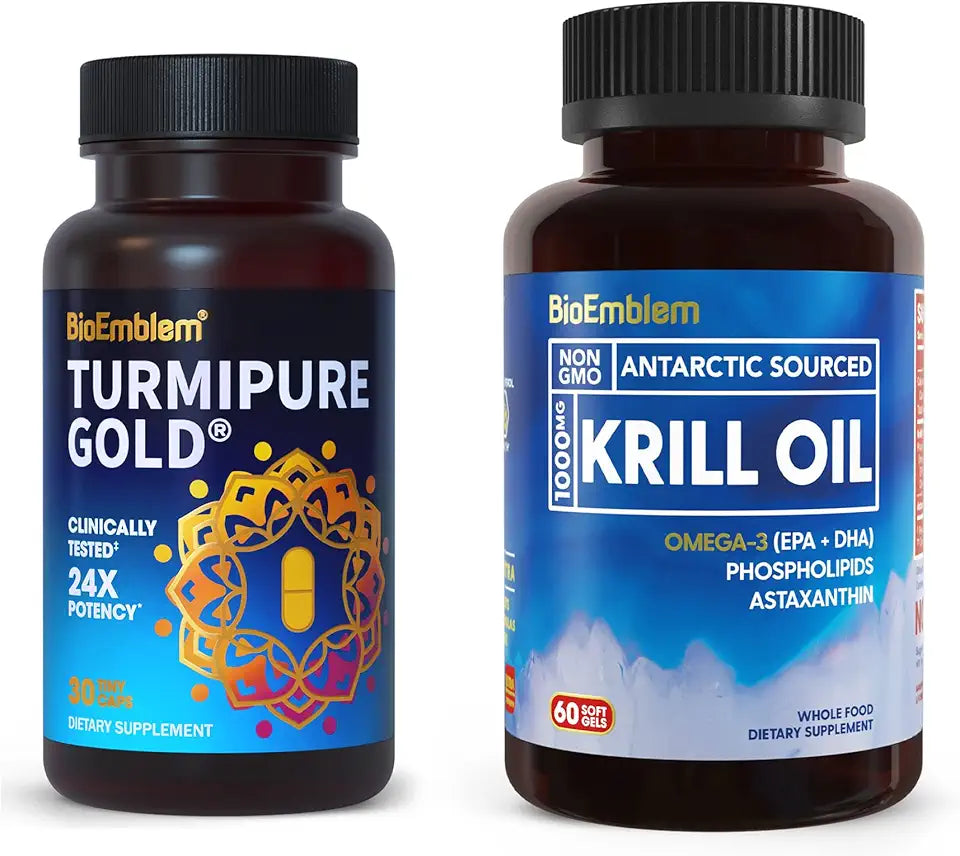 Krill Oil Supplement Turmeric Curcumin K461