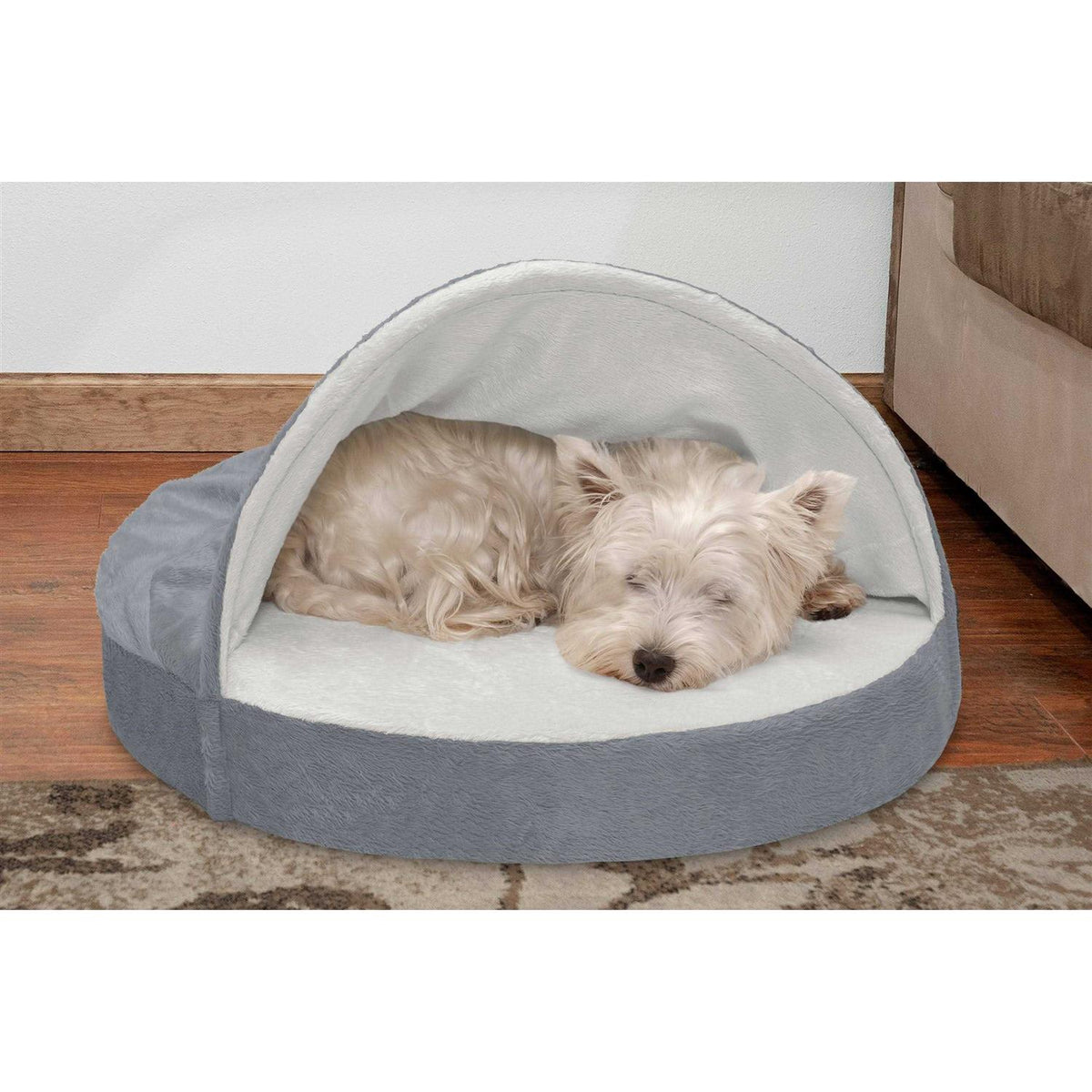 Faux Sheepskin Orthopedic Pet Dog Bed E6216