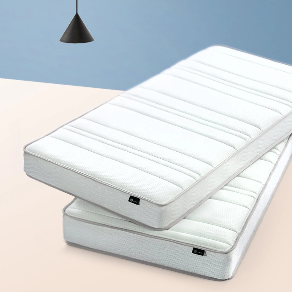 6" Foam and Spring Twin Mattress 2 Piece Set F4992