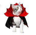 4-Piece Halloween Pet Cosplay Vampire Cloak Outfit U8603