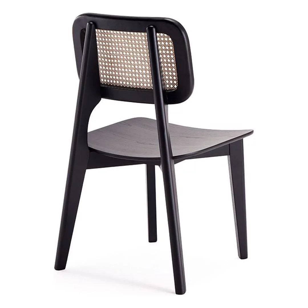 Black Wood Dining Chair Set of 2 M85465
