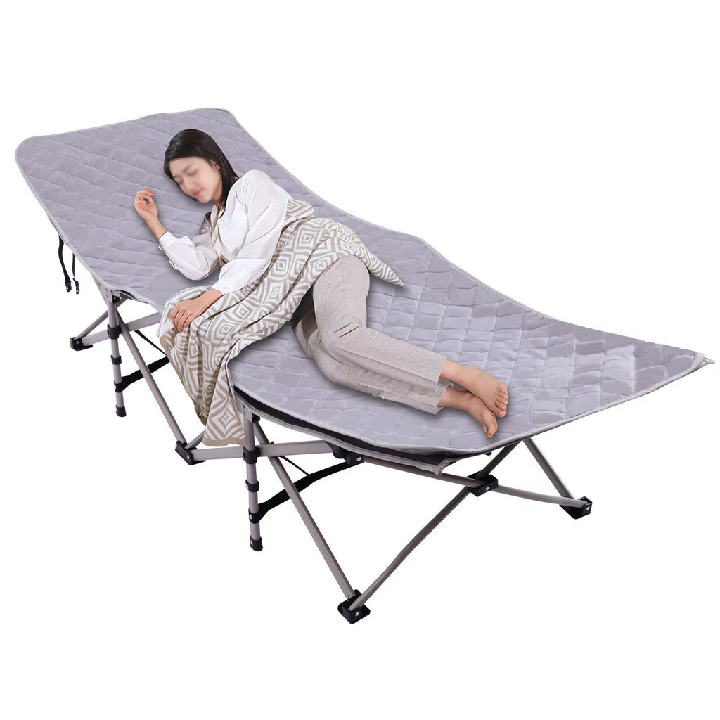 Portable Single Folding Bed with Mattress H20156