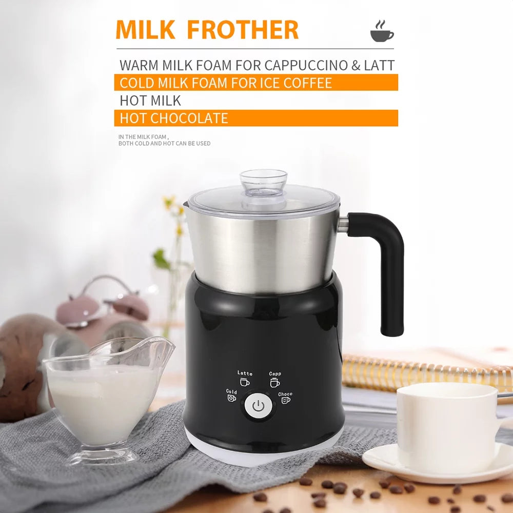 Detachable Electric Milk Frother and Steamer 700ml 600W 5 in 1 Y2724