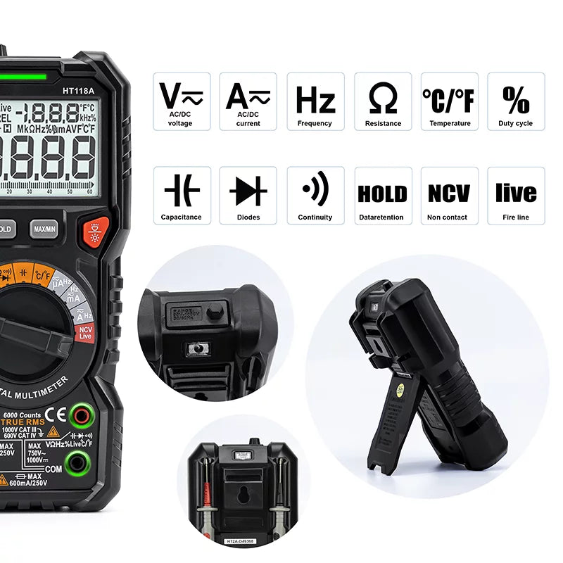 Auto-Ranging TRMS Digital Multimeter S726