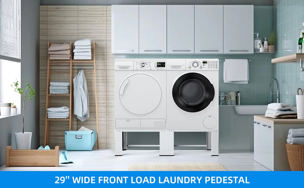 White 2-in-1 Laundry Pedestal B60097