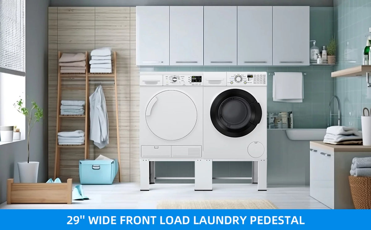White 2-in-1 Laundry Pedestal B60097