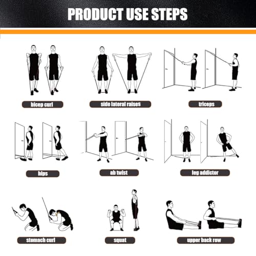 Resistance Bands with Handles M1580